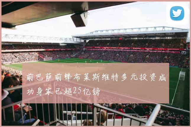 前巴萨前锋布莱斯维特多元投资成功身家已超25亿镑
